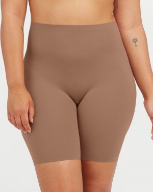 Spanx Ahhh-llelujah® 'Fit to You' Everyday Korta Shorts Cafe Au Lait | 891340GBM