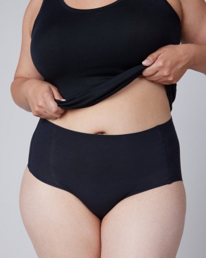 Spanx Ahhh-llelujah® Pima Bomull ‘Fit to You’ Briefs Svarta | 158439PDO