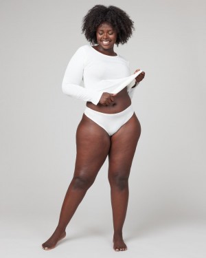 Spanx Ahhh-llelujah® Pima Bomull ‘Fit to You’ Stringtrosa Vita | 852671YOF
