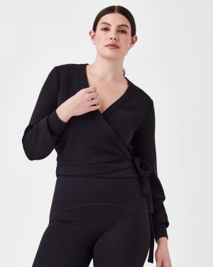 Spanx AirEssentials Ballet Wrap Blast Svarta | 980126HLA