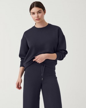 Spanx AirEssentials Crew Blast Marinblå | 108479GYS