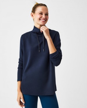 Spanx AirEssentials ‘Got-Ya-Covered’ Pullover Blast Marinblå | 695308CLT