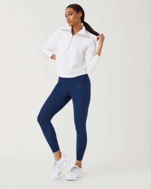 Spanx Booty Boost® Active 7/8 Leggings Marinblå | 037491HOU
