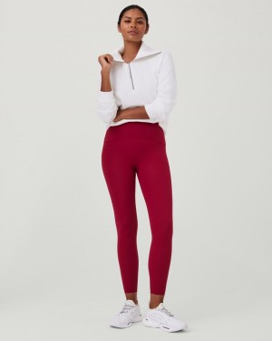 Spanx Booty Boost® Active 7/8 Leggings Röda | 416209KXT
