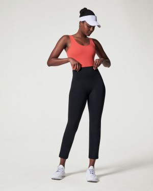 Spanx Booty Boost® Active Ankle Flare Byxor Svarta | 397045NWY