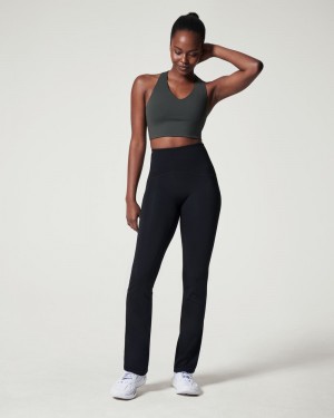 Spanx Booty Boost® Flare Yoga Leggings Svarta | 031748PMQ