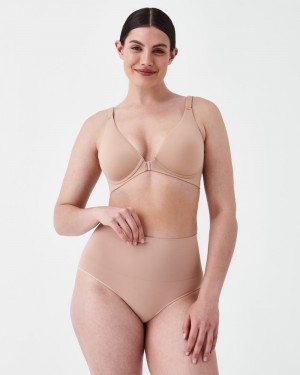Spanx Bra-llelujah!® Adjustable Plunge Wireless Lift BH Beige | 490261MIX