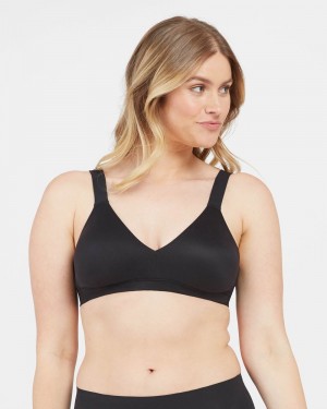 Spanx Bra-llelujah!® Lightly Fodrade Bralette Svarta | 905871SCB