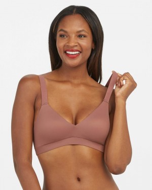 Spanx Bra-llelujah!® Lightly Fodrade Bralette Rosa | 843195SUI