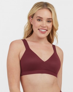 Spanx Bra-llelujah!® Lightly Fodrade Bralette Vinröda | 340819JLK