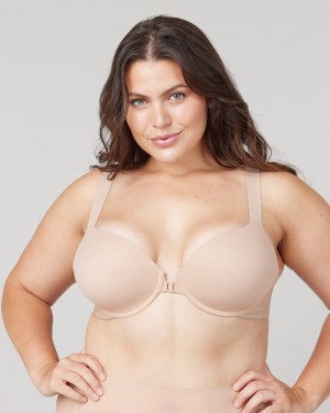 Spanx Bra-llelujah!® Lightly Fodrade Full Coverage BH Beige | 630425YQE