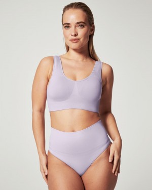 Spanx Breast of Both Worlds® Reversible Bekvämlighet BH Ljuslila Beige | 982674UNF