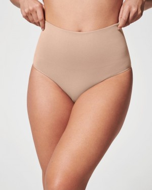 Spanx EcoCare Seamless Shaping Trosor Beige | 189752GRM