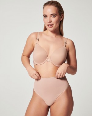 Spanx EcoCare Seamless Shaping Trosor Beige | 025617TDG
