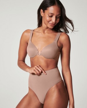 Spanx EcoCare Seamless Shaping Trosor Cafe Au Lait | 509864PXK