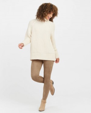 Spanx Faux Mocka Leggings Bruna | 751420HDW