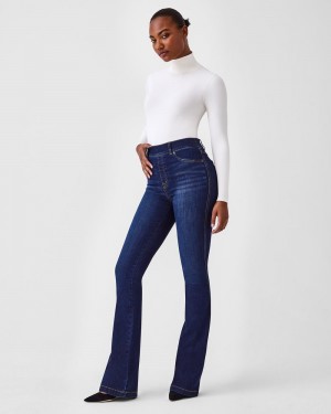 Spanx Flare Jeans Midnight Shade | 013764OJG