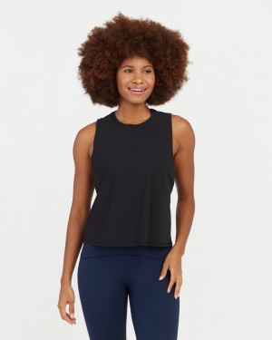 Spanx Go Lightly At-The-Hip Linne Svarta | 861925LFQ