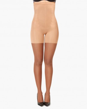 Spanx High-Waisted Shaping Sheers Strumpbyxor S6 | 528647KWY