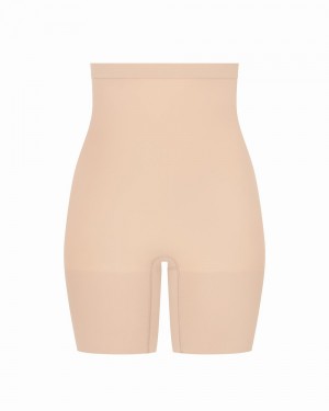 Spanx Higher Power Shorts Beige | 786532VXH