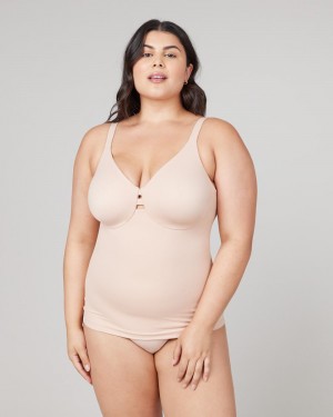 Spanx Low Profile Minimizer Cami Beige | 026395ZTS