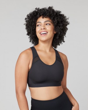 Spanx Medium Impact Sport BH Svarta | 526749FNZ