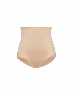 Spanx OnCore High-Waisted Trosor Beige | 832697WIU