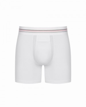 Spanx Sculpt Bomull Boxer Briefs Vita | 946738WAQ