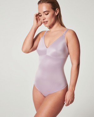 Spanx Shaping Satin String Body Ljuslila | 781062CAN