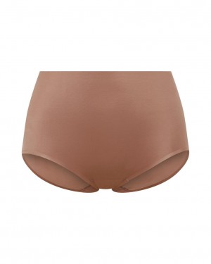 Spanx Shaping Satin Trosor Cafe Au Lait | 718450ZNI