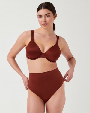 Spanx Shaping Satin Trosor Röda | 897032NSY