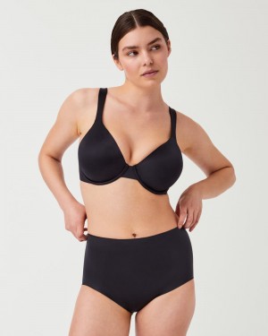 Spanx Shaping Satin Unlined Full Coverage BH Svarta | 984730UKF