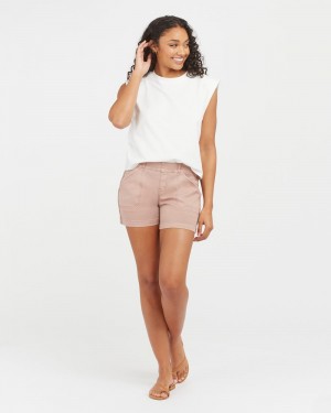 Spanx Stretch Twill, 4" Shorts Lila | 517483GWA