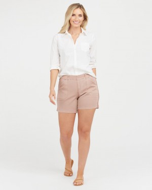 Spanx Stretch Twill, 6" Shorts Lila | 439018DPM