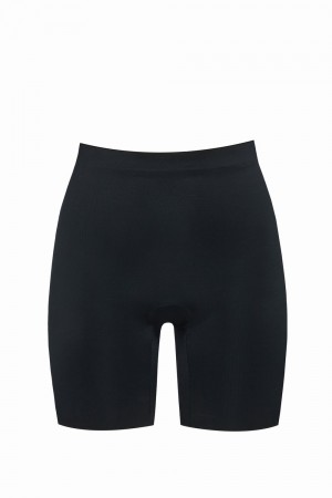Spanx Suit Your Fancy Booty Booster Mid-Thigh Shorts Svarta | 281376BYO