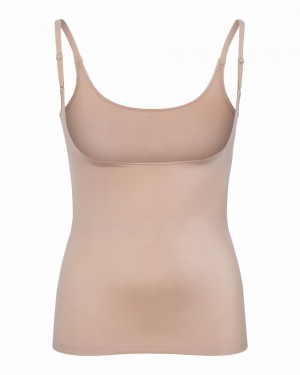 Spanx Suit Your Fancy Open-Bust Cami Beige | 376081FPO