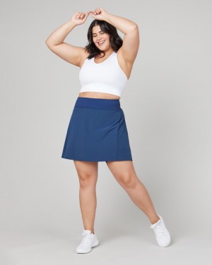Spanx The Get Moving, 17" Skorts Marinblå | 082953VFI