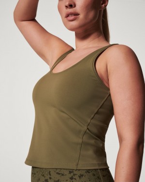 Spanx The Get Moving Fitted Linne Gröna | 358674ETR