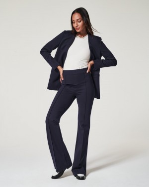 Spanx The Perfect Pant, Hi-Rise Flare Byxor Marinblå | 841536CNQ