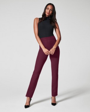 Spanx The Perfect Pant, Slim Hetero Byxor Fuchsia | 825473EHB