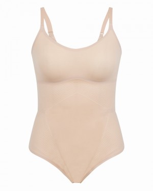 Spanx Thinstincts® 2.0 Cami String Body Beige | 189574SPF
