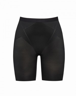 Spanx Thinstincts® 2.0 Mid-Thigh Shorts Svarta | 967132BXJ