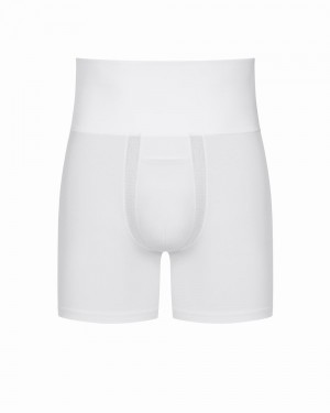 Spanx Ultra Sculpt Bomull Power Boxer Briefs Vita | 856409FPX