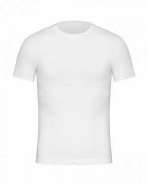 Spanx Ultra Sculpt Seamless Crew Neck T-shirt Vita | 734615HKC