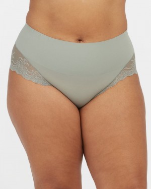 Spanx Undie-tectable® Spets Hi-Hipster Trosor Olivgröna Vita | 531268GST