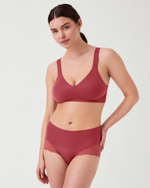 Spanx Undie-tectable® Spets Hi-Hipster Trosor Rosa | 503167OWA
