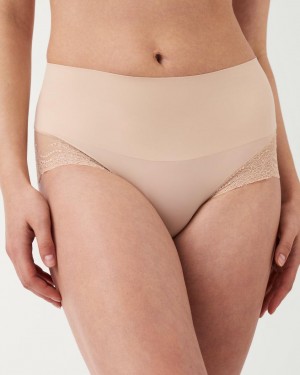 Spanx Undie-tectable® Spets Hi-Hipster Trosor Beige | 283714FRL