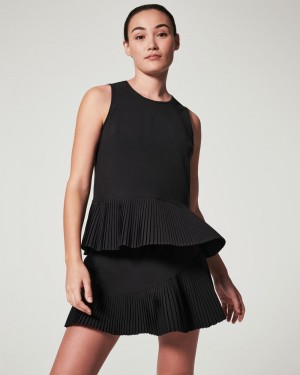 Spanx Yes, Pleats! Linne Svarta | 386721SUA