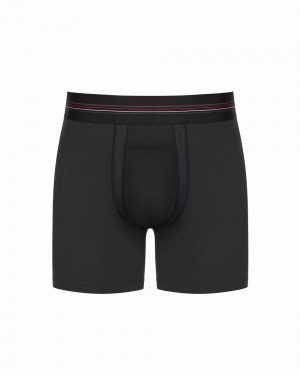 Spanx Zero Sculpt Bomull Modal Boxer Briefs Svarta | 027431ALP
